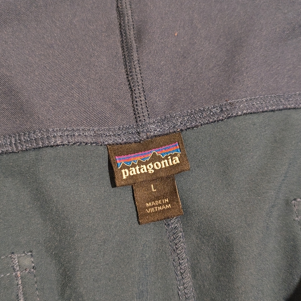 Patagonia Navy Blue Cropped Happy Hike Joggers - Large - Picture 8 of 14
